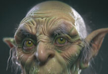 Voltando a mexer no 3d: O Velho Goblin