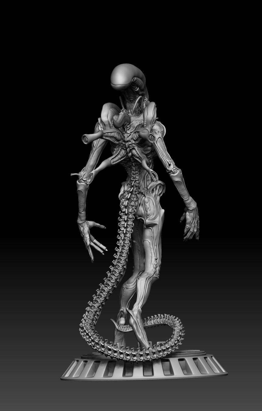 xenoback e1757172002131 | Arte | alien, Arte, escultura, Textos