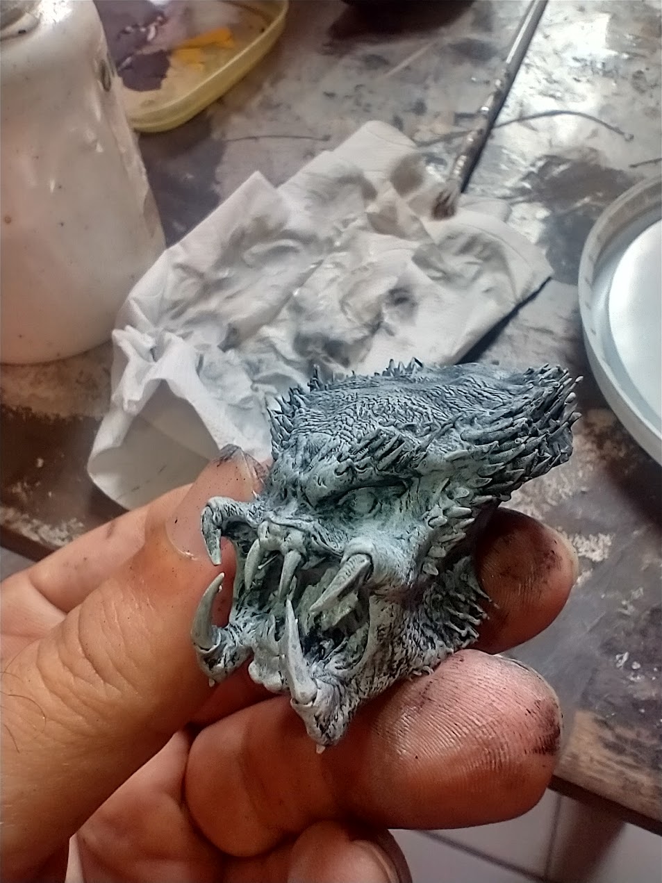 IMG 20251028 095139681 HDR | Arte | Arte, bonecos, escultura, miniaturas, predador